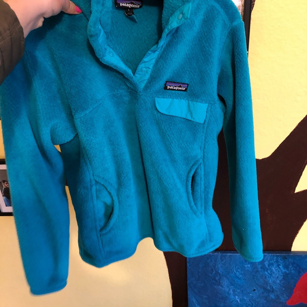 Teal Patagonia Pullover